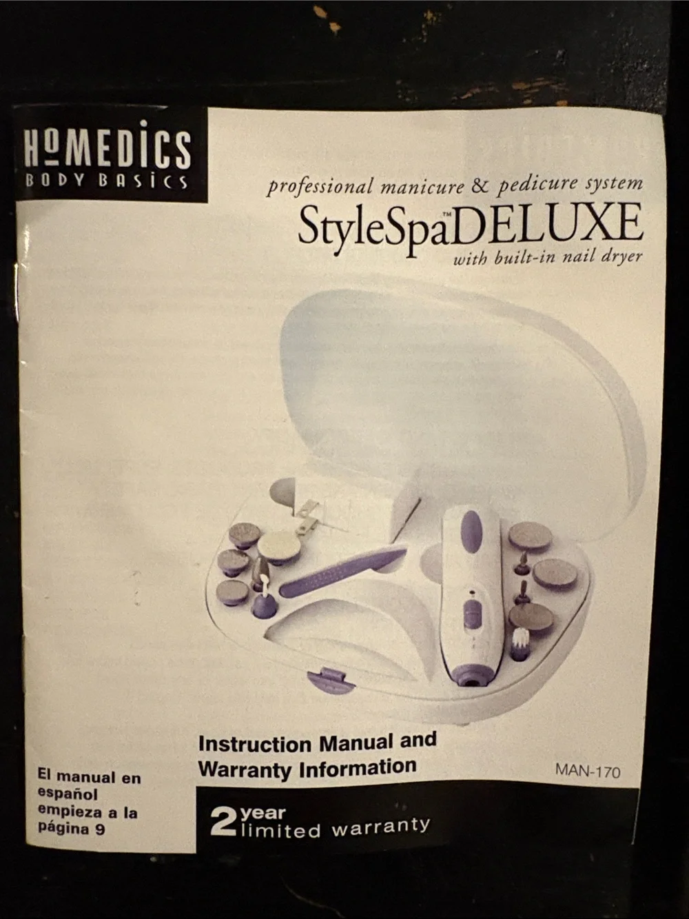 HOMEDICS: spa deluxe manicure pedicure system